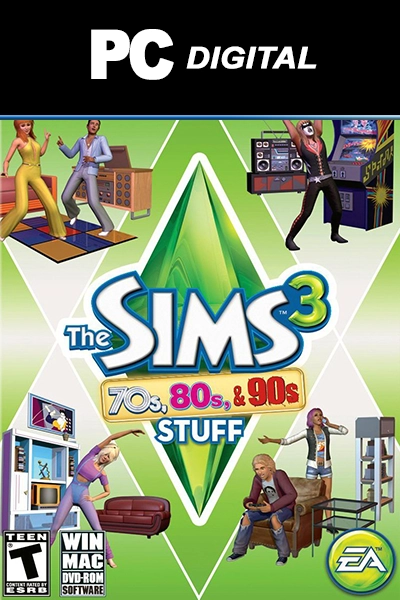 The Sims 3: 70s, 80s & 90s Stuff DLC voor PC