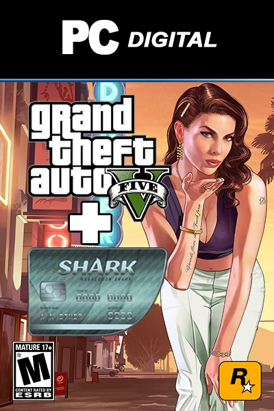 GTA V + Megalodon Shark Cash Card voor PC