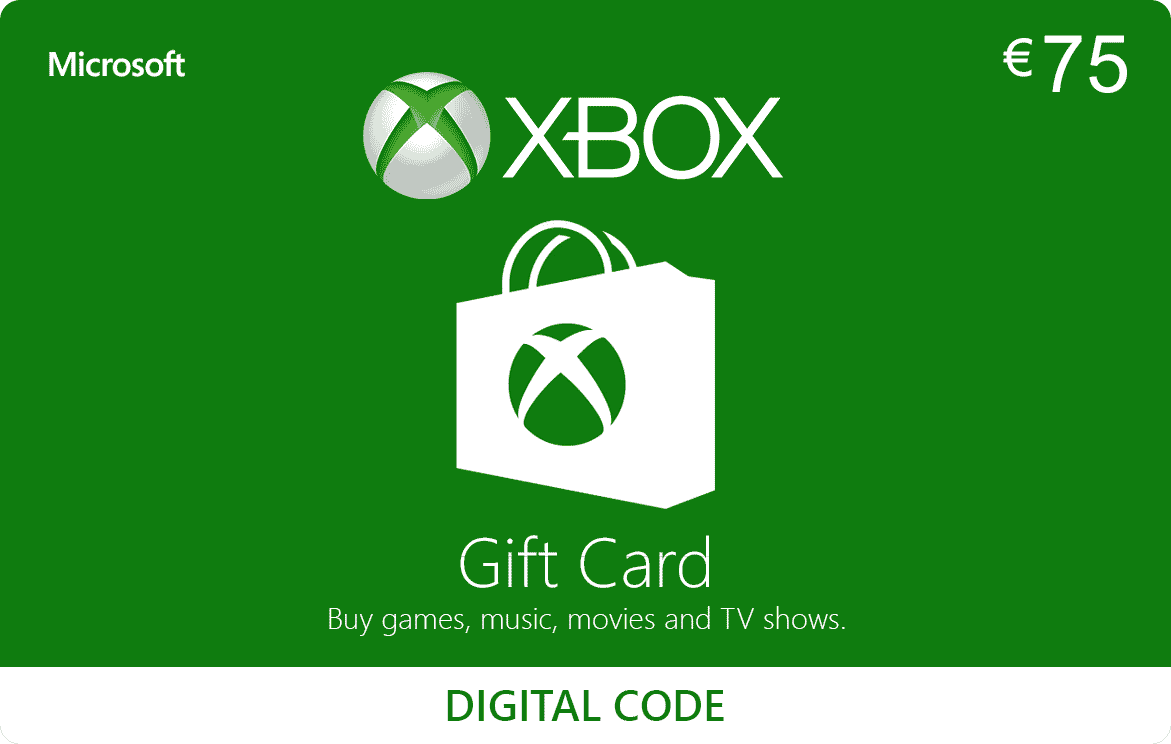 Xbox Gift Card 75 Euro
