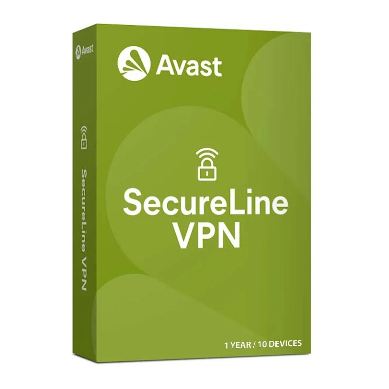 Avast SecureLine VPN 1 Year 10 Devices