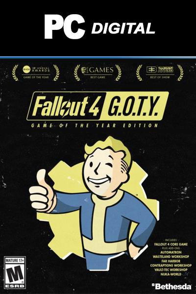 Prematuur uitzetten winnaar Goedkoopste Fallout 4: Game of the Year Edition voor PC (Digitale Codes) in  Nederland | livekaarten.nl