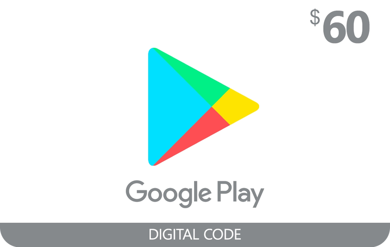 Google Play Gift Card 60 USD US