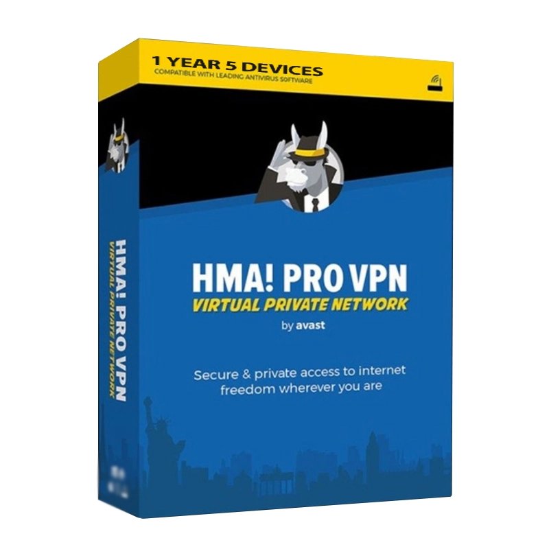 HMA Pro VPN 2023 Key 1 Year 5 Devices