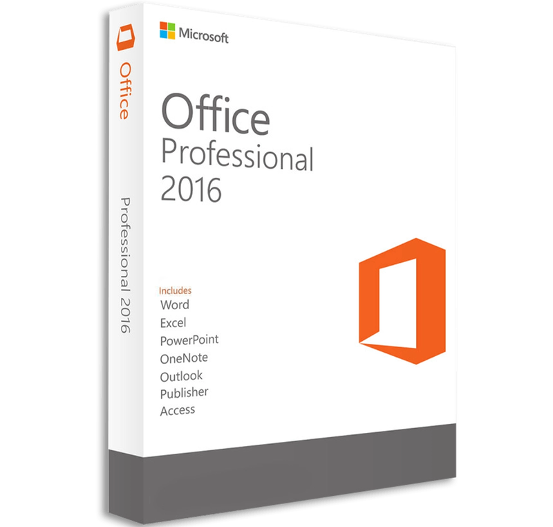 Microsoft Office Pro Plus 2016 - 1 user PC