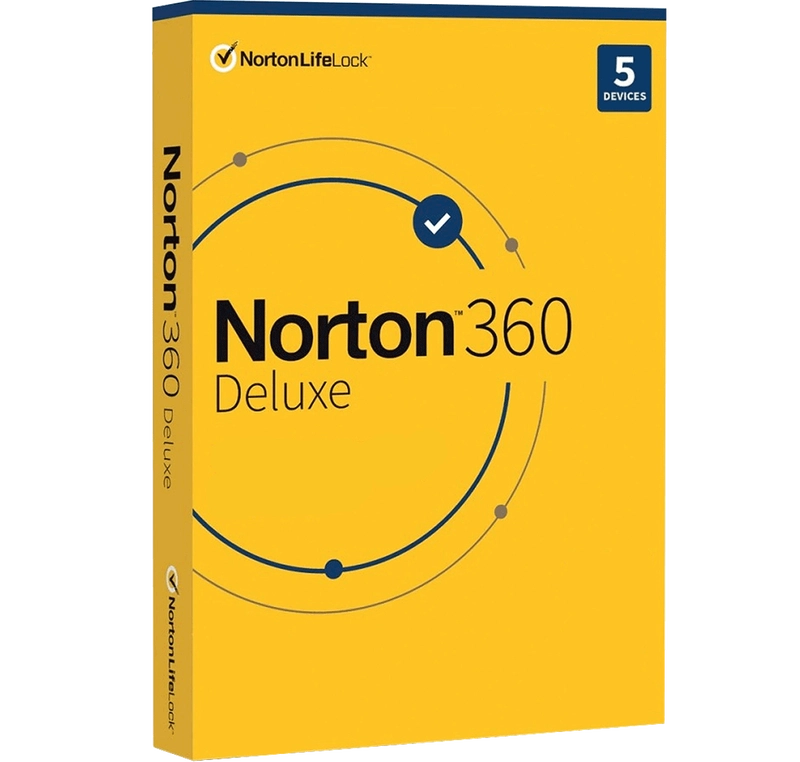 Norton 360 Deluxe 1 Year - 5 Devices (50GB Cloud Storage)
