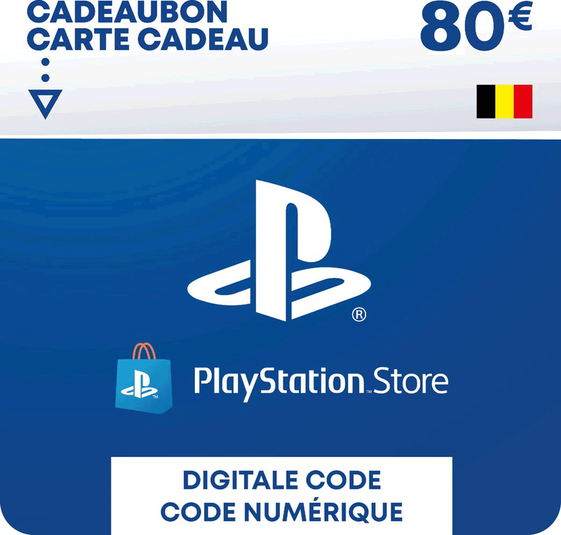 PSN PlayStation Network Card 80 EUR BE