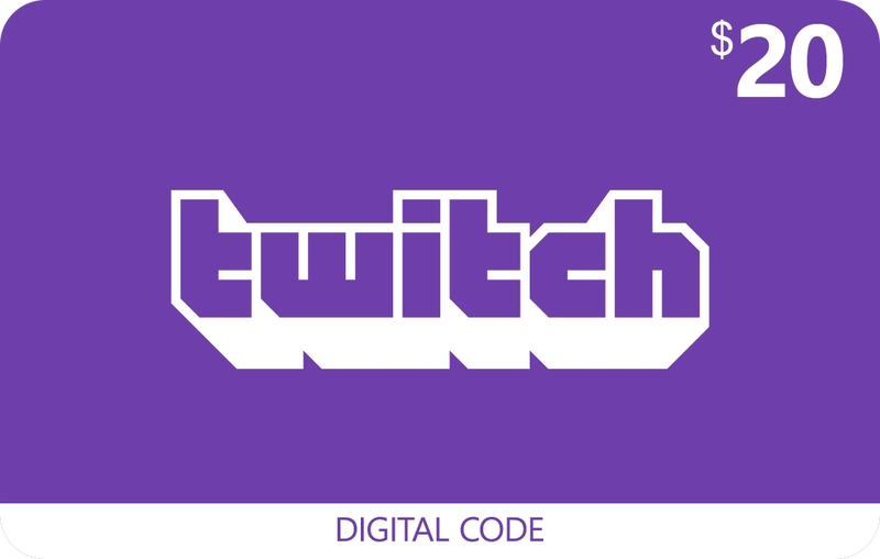 Twitch Gift Card 20 USD