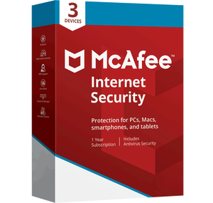 McAfee Internet Security (1 Year  3 Devices)