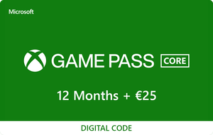 Xbox Game Pass Core 12 Months - 25 EUR